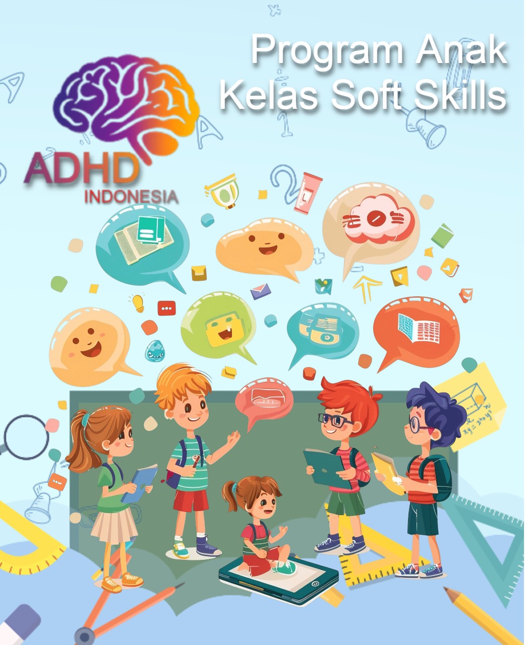 Program ADHD Indonesia Kabupaten Nias Utara Kelas Soft Skills Anak ADHD